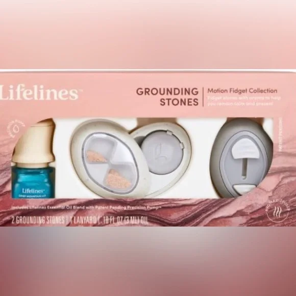 Grounding Stones Motion Fidget Collection - Gray and Blue - Picture 6 of 6